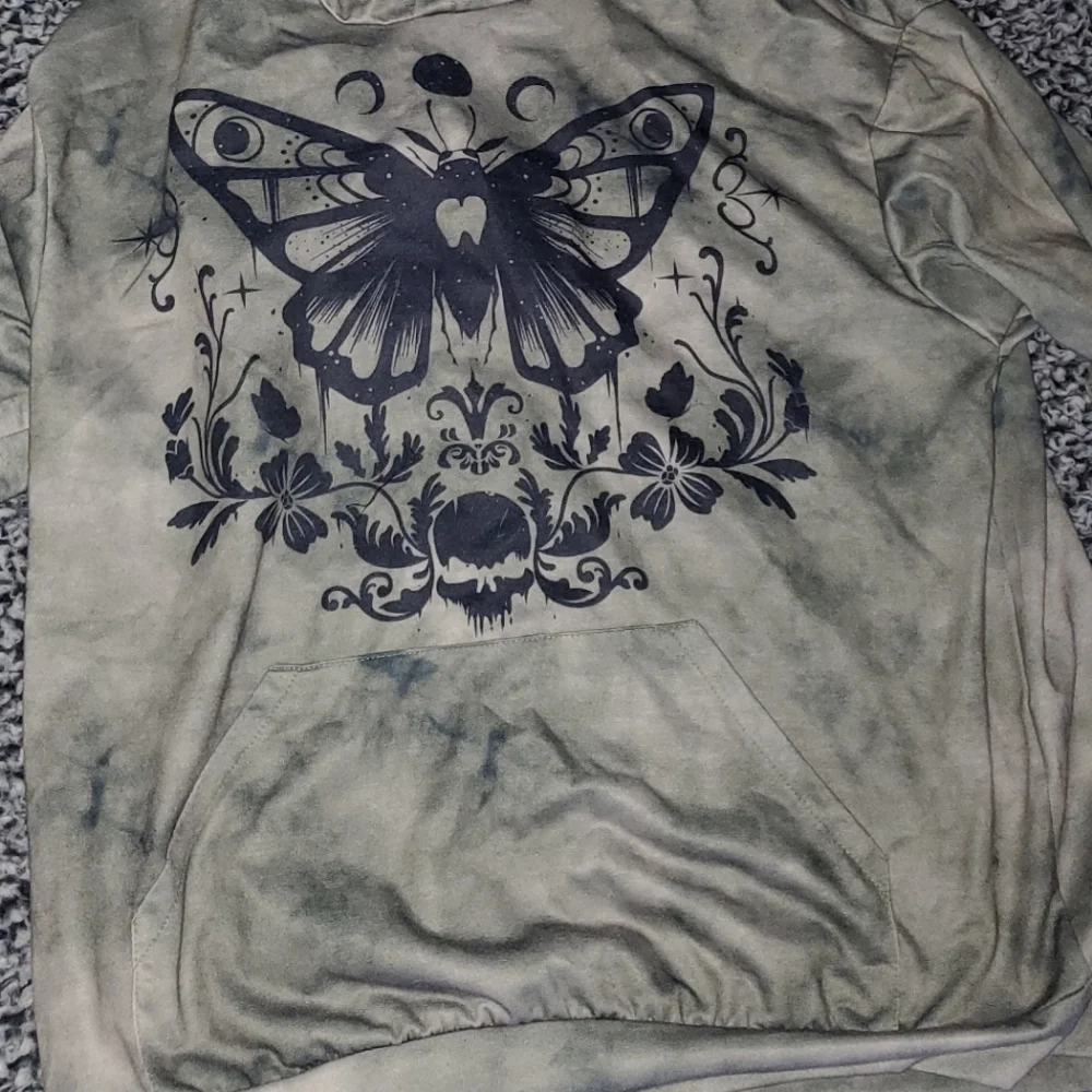 Witchy Moth Pullover with Hood - Picture 1 of 2